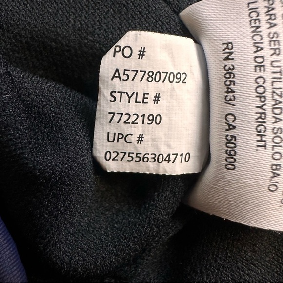 Speedo Women’s One Piece Swimsuit Blue Black Crossback Size XXL - Picture 9 of 10